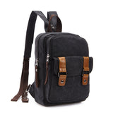 Scione New Chest Bag Pack Korean Style Canvas Backpack Shoulder Bags Female/Male Travel Backpack Small Bag Men&#39;s Backpack Pack