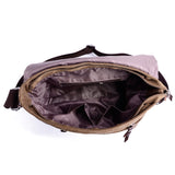 Men&#39;s Travel Crossbody Bag Canvas Men Messenger Bags Vintage Top-Handle Handbags Packets Casual Multifunction Tote Shoulder Bags