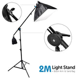 ZUOCHEN 3375W Photo Studio Softbox StudioLighting kit Boom arm Backdrop Light Stand + 5in1 Reflector for Photography Shooting