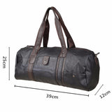 PU Leather Men&#39;s Travel Bags Casual Shoulder Bag Brand Men Messenger Bag Handbag Tote Travel Duffle Bags Vintage Sac De Voyage