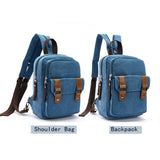 Scione New Chest Bag Pack Korean Style Canvas Backpack Shoulder Bags Female/Male Travel Backpack Small Bag Men&#39;s Backpack Pack