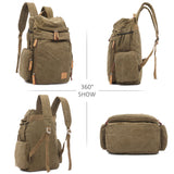 Top Quality Casual Men&#39;s Backpack Fashion Canvas Students School Shoulder Bag Laptop Rucksack Large Travel Backpacks korean