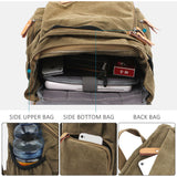 Top Quality Casual Men&#39;s Backpack Fashion Canvas Students School Shoulder Bag Laptop Rucksack Large Travel Backpacks korean