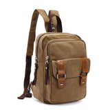 Scione New Chest Bag Pack Korean Style Canvas Backpack Shoulder Bags Female/Male Travel Backpack Small Bag Men&#39;s Backpack Pack