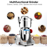 Big Capacity 800G 3000W Herb Grinder Coffee Machine Grain Spices Mill Medicine Wheat Mixer Dry Food Grinder
