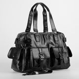 Men Business Travel Handbags High Quality Leather Casual Duffle Bag sac de Traveling Big Office Crossbody Bags For Male XA532ZC