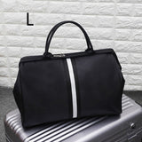 Korean Version Overnight Weekend Traveling Bag Strip Handbag Big Travel Bag Luggage Men&#39;s Foldable Duffle Bags 2022 New XA637ZC
