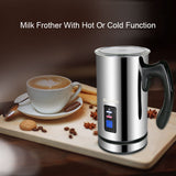 BioloMix Electric Milk Frother Milk Steamer Creamer Milk Heater Coffee Foam for Latte Cappuccino Hot Chocolate