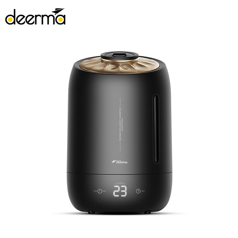 HOT Deerma Household Air Humidifier Air Purifying Mist Maker Timing With Intelligent Touch Screen Adjustable Fog Quantity 5l