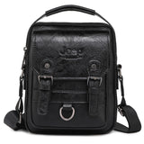JEEP BULUO Multi-function Business Handbags Men New Man&#39;s Shoulder Bag Large Capacity Leather Messenger Bag Crossbody Big Brand
