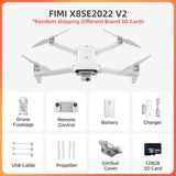 FIMI X8SE 2022 V2 Camera Drone 4K professional Quadcopter camera RC Helicopter 10KM FPV 3-axis Gimbal 4K Camera GPS RC Drone New