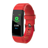 Men Women Bracelet Colorful screen Smart watch Heart Rate Monitor Blood Pressure Fitness Tracker Waterproof Smartwatch for Sport