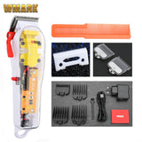 WMARK NG-108 NG-118 Transparent Style Rechargeable Hair clipper Professional Cord &amp; cordless NG-202 Hair Trimmer