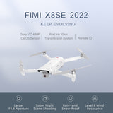 FIMI X8SE 2022 V2 Camera Drone 4K professional Quadcopter camera RC Helicopter 10KM FPV 3-axis Gimbal 4K Camera GPS RC Drone New
