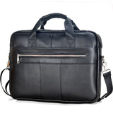 Men Genuine Leather Handbags Casual Leather Laptop Bags Male Business Travel Messenger Bags Men&#39;s Crossbody Shoulder Bag