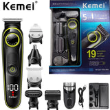 Kemei Electric Hair Clipper Beauty kit for Men Electric shaver beard trimme men's Razor multifunctional hair cutting machine