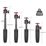 Ulanzi MT-08 Foldable Mini Tripod Mount 1/4&#39;&#39; Tripod Monopod Hand Grip Universal for DSLR Android iPhone Smartphone