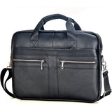Men Genuine Leather Handbags Casual Leather Laptop Bags Male Business Travel Messenger Bags Men&#39;s Crossbody Shoulder Bag