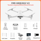 FIMI X8SE 2022 V2 Camera Drone 4K professional Quadcopter camera RC Helicopter 10KM FPV 3-axis Gimbal 4K Camera GPS RC Drone New