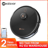 Robot Vacuum Cleaner NEATSVOR X600 Pro Laser Navigation  6000PA Strong Suction Map Management  Sweep Floor and Wipe Floor in One
