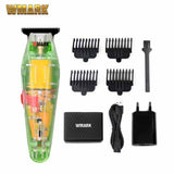 WMARK NG-108 NG-118 Transparent Style Rechargeable Hair clipper Professional Cord &amp; cordless NG-202 Hair Trimmer