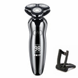 Electric Razor Electric Shaver Hair Cutting Shaving Machine for Men Clipper Beard Trimmer  Rotary Shaver 100% Water Proof