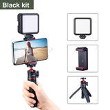Ulanzi MT-08 Foldable Mini Tripod Mount 1/4&#39;&#39; Tripod Monopod Hand Grip Universal for DSLR Android iPhone Smartphone