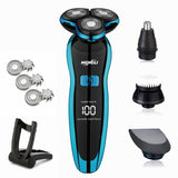 Electric Razor Electric Shaver Hair Cutting Shaving Machine for Men Clipper Beard Trimmer  Rotary Shaver 100% Water Proof