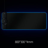 Wireless Charging Mouse Pad Gamer Mousepad Oversized RGB Luminous Desk Mat Computer Laptop Keyboard Non-Slip Glowing LED Cushion